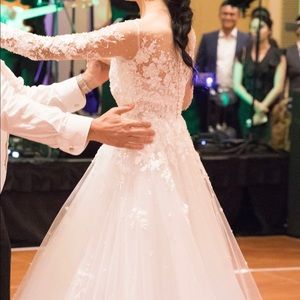 Custom Wedding Dress Inspiredby Reem Acra